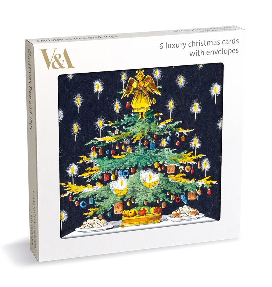 Leonhard Diefenbach Christmas Tree and Toys Card Pack