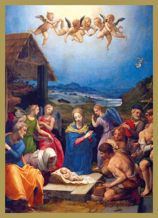 Bronzino Adoration of the Shepherds Christmas Card Pack