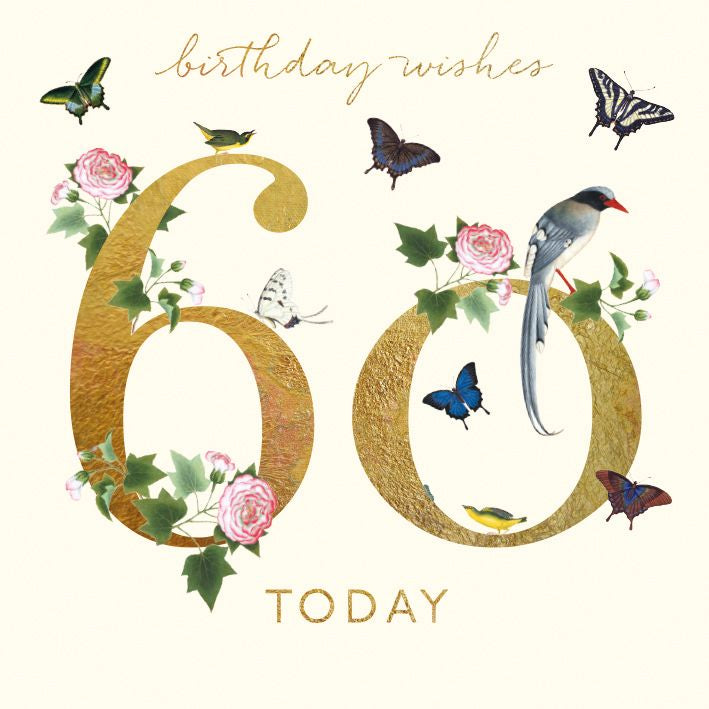 Natural History Museum 60 Today 60th Card
