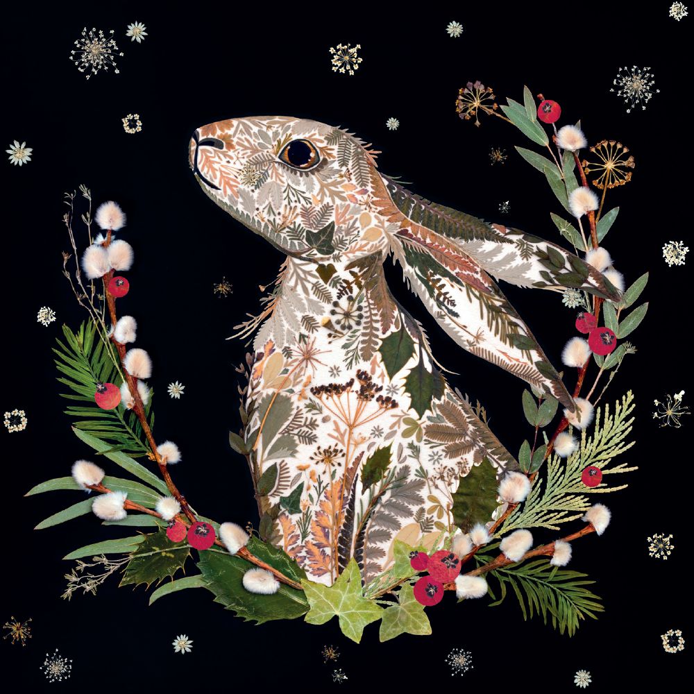 Helen Ahpornsiri Winter Hare Christmas Card Pack