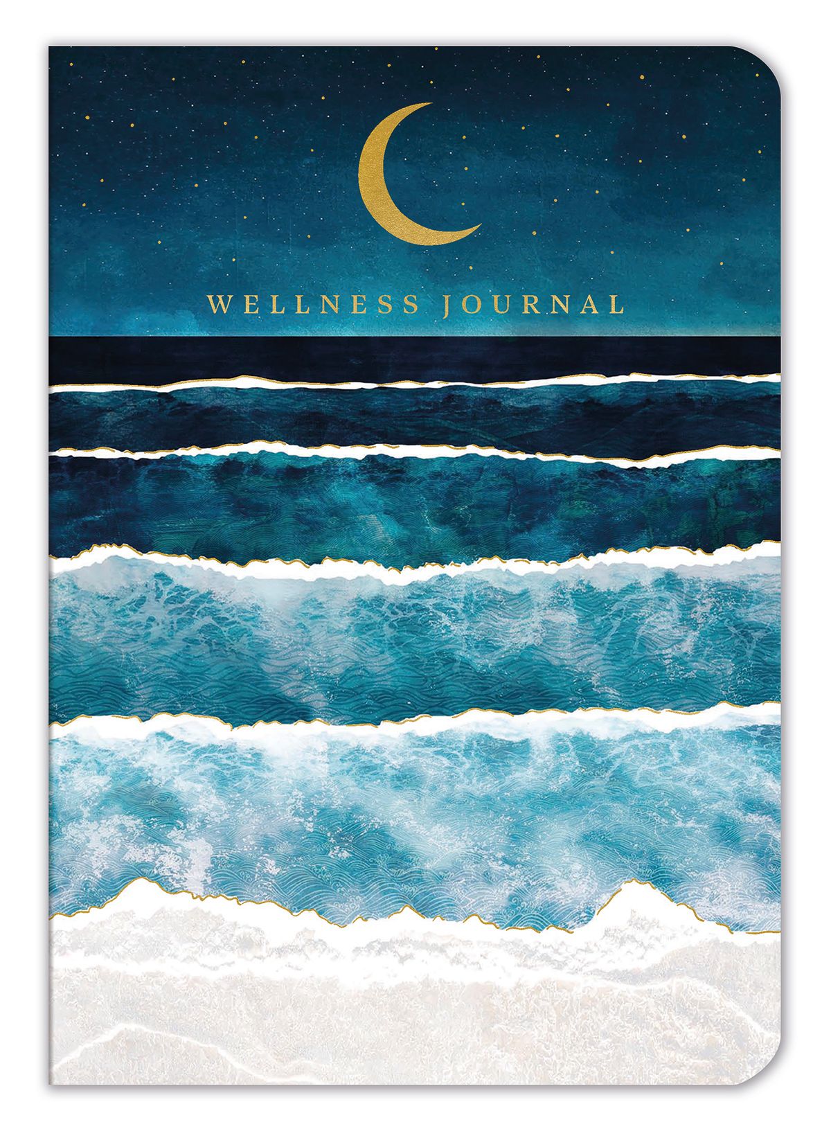 Penelope & The Ducks Midnight Surf A5 Luxury Lined Notebook