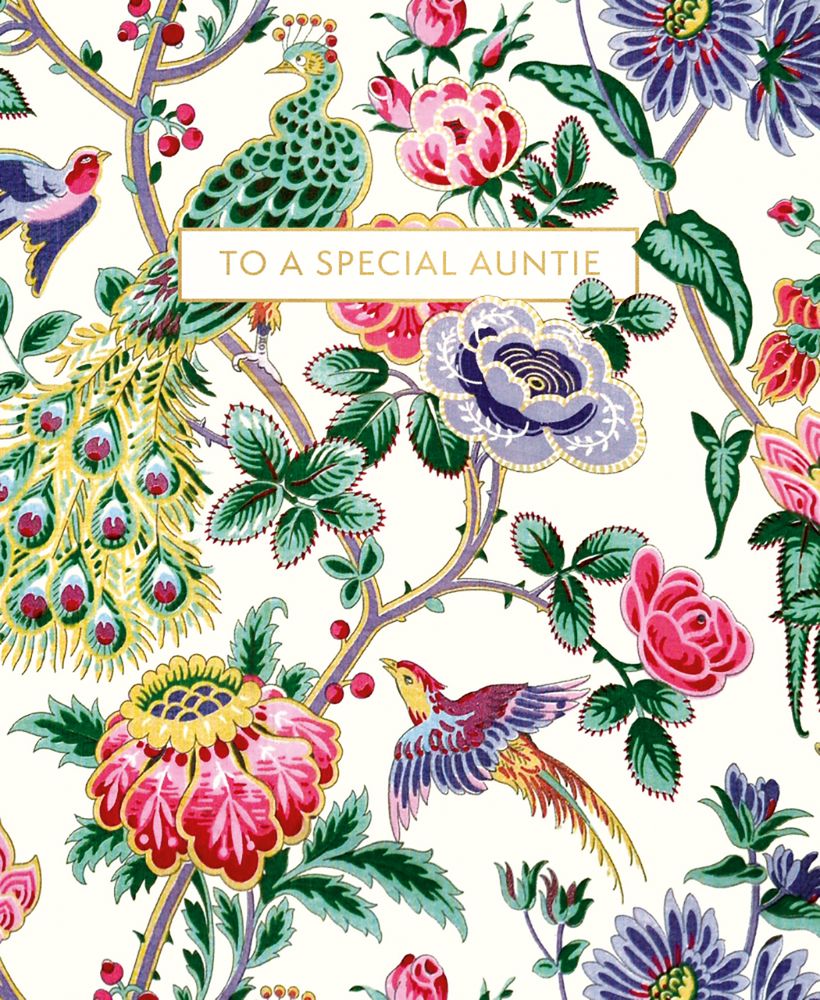 Robert Ruepp Chinoiserie Auntie Birthday Card