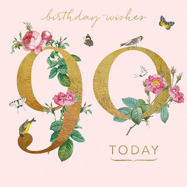 Natural History Museum 90 Today 90th Card