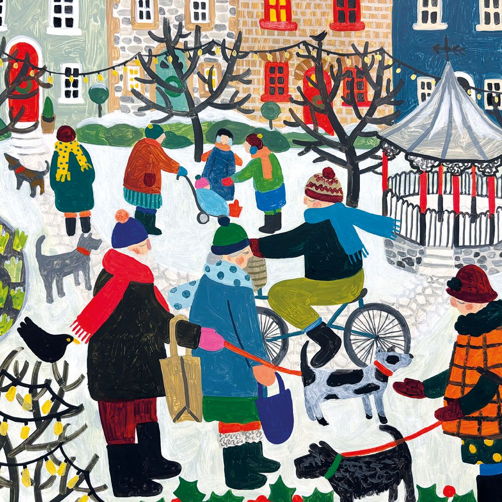 Vanessa Bowman Snow in the Park Christmas Card Pack