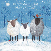 Jo Cave Christmas Bleatings Card