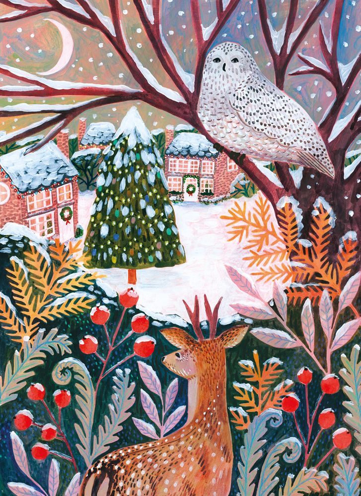 Lee Foster-Wilson Silent Snowfall Christmas Card Pack