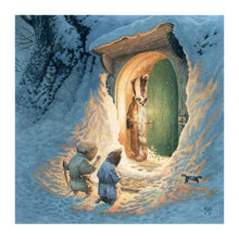 Chris Dunn Mr Badger Opens the Door Christmas Card Pack