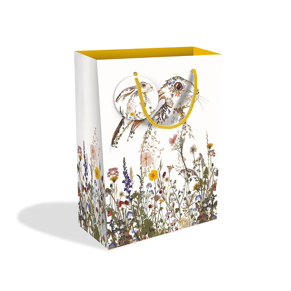 Helen Ahpornsiri Wildflower Hare Large Gift Bag