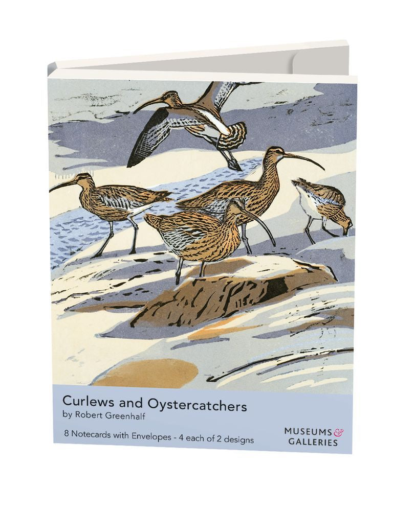ROBERT GREENHALF Curlews and Oystercatchers Notecards Wallet