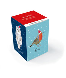 Karen Kane Festive Birds Mini Christmas Card Cube