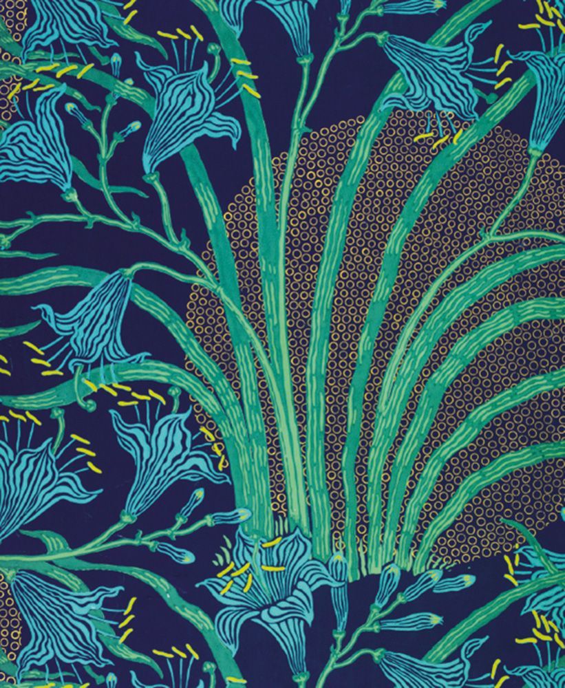 Walter Crane Day Lily Art Card