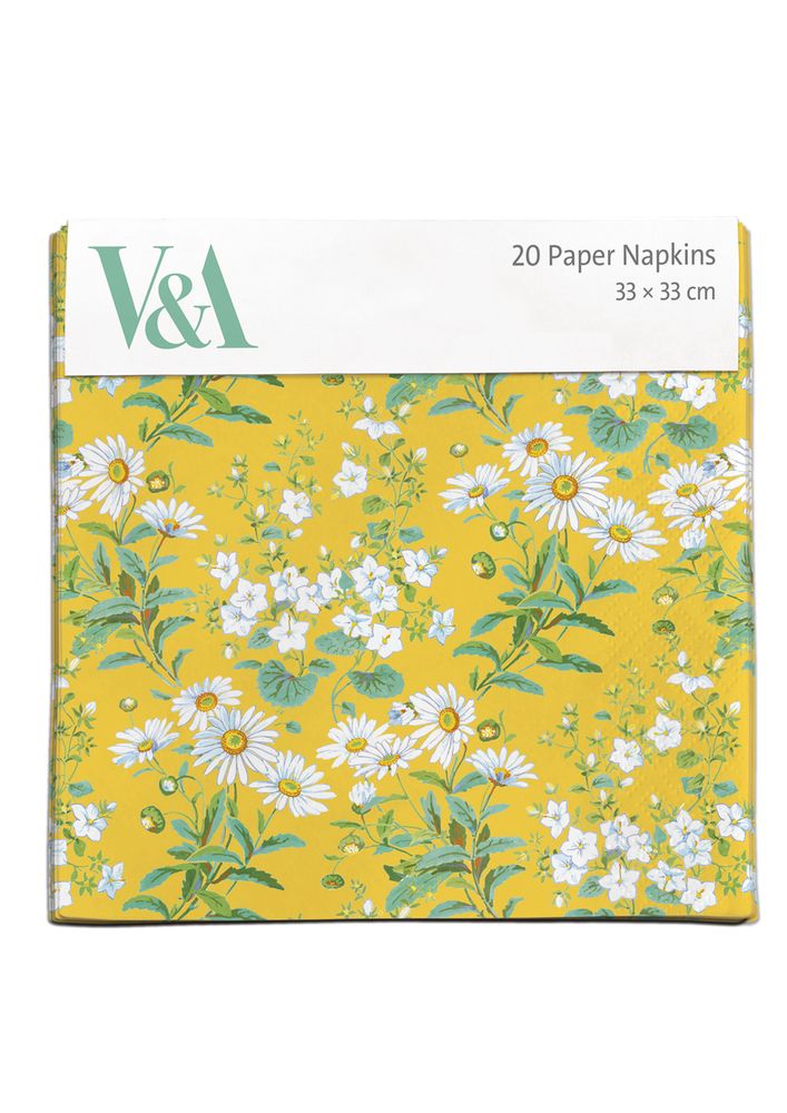 Charlotte Horne Spiers Yellow Daisies Paper Napkins