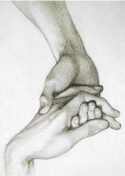 Dante Gabriel Rossetti Hand of Dante Art Card