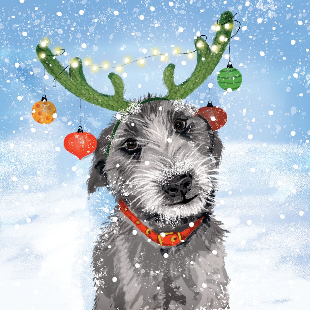 Karen Kane Reindog Christmas Card Pack