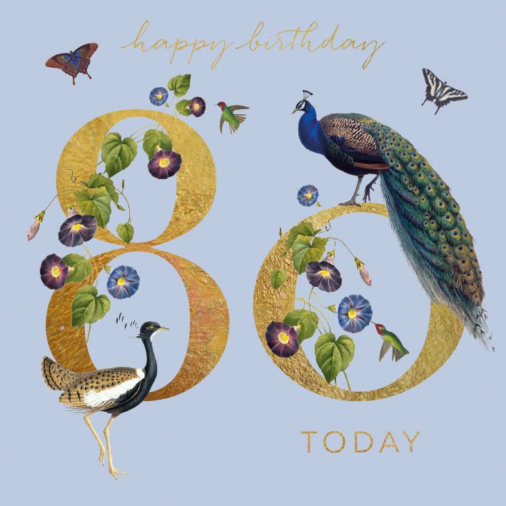 Natural History Museum 80 Today 80th Card