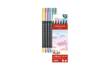Caran D'Ache Fibralo Brush Pens- Set of 6 Pastel