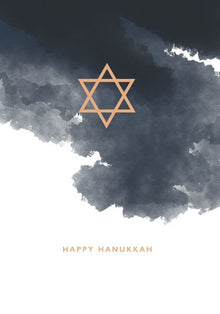 Hanukkah Star Peace & Blessings Card