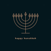 Hanukkah Candles Peace & Blessings Card