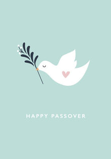Passover Dove with Branch Peace & Blessings Card
