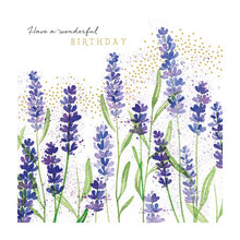 Watercolour Lavendar Natural Phenomenon Card
