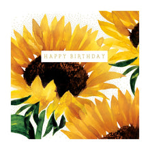 Happy Birthday Sunflower Natural Phenomenon Card