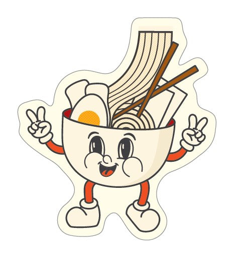 Noodles Metal Pin Badge