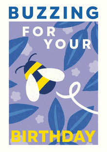 Buzzing Birthday Planted Card