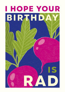 Rad Birthday Planted Card