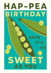 Hap-Pea Birthday Planted Card