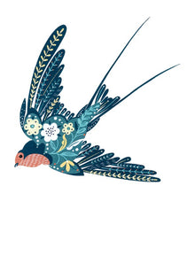 Blue Bird Pollen Card