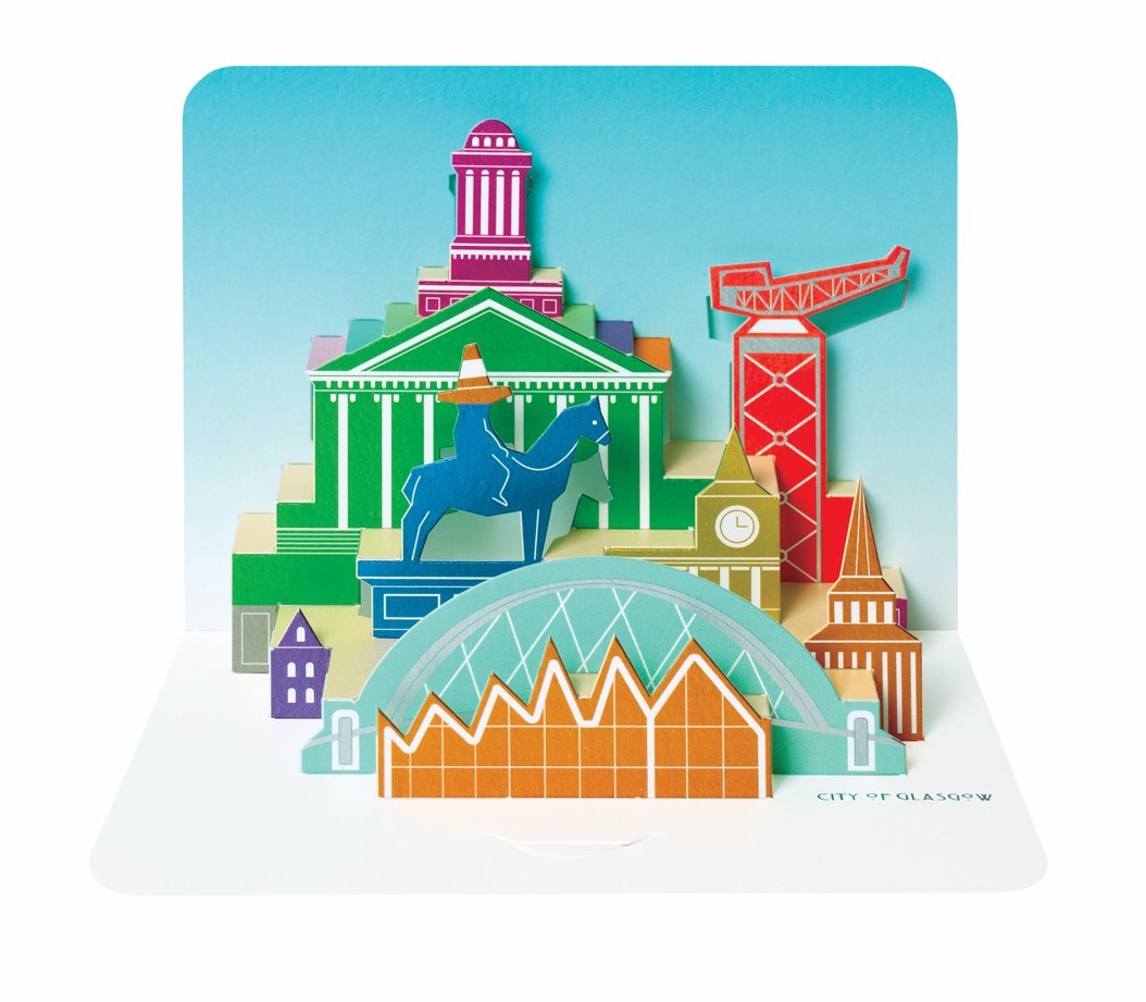 Glasgow Skyline Form Card