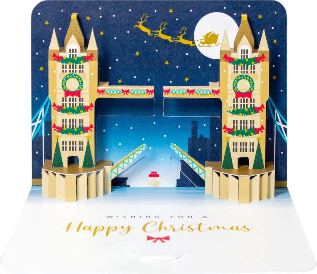 Tower Bridge Form Christmas Card