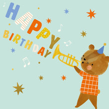 Birthday Trumpet Party Time Card