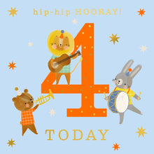 4 Today Party Time Card