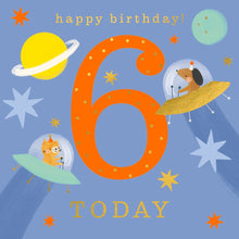 6 Today Party Time Card