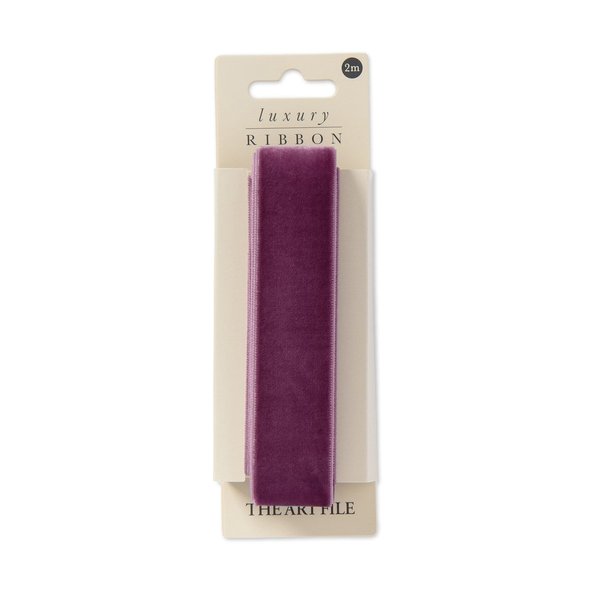 Aubergine 2m Luxury Velvet Ribbon