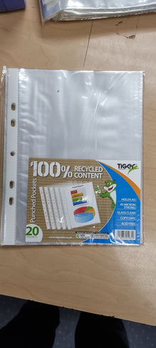 Tiger A5 Punched Pockets – Pack of 20