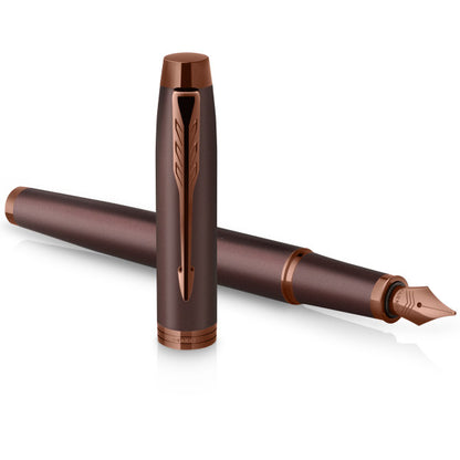 Parker IM Burgundy Fountain Pen | Medium Nib