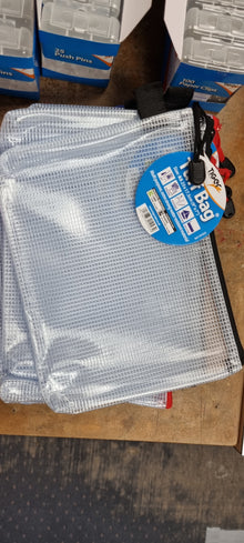 Tiger A5 Tuff Bag – Clear Reinforced Document Wallet with Coloured Zip