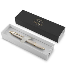 Parker IM Monochrome Ballpoint Pen | Champagne Finish and Trims | Medium Point | Blue Ink | Gift Box