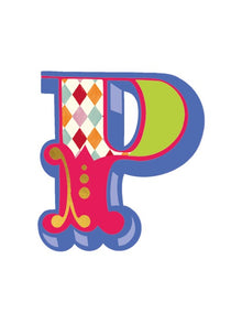 Letter P Roll Up! Roll Up! Card
