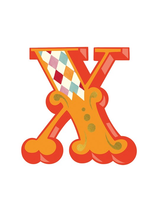 Letter x Roll Up! Roll Up! Card