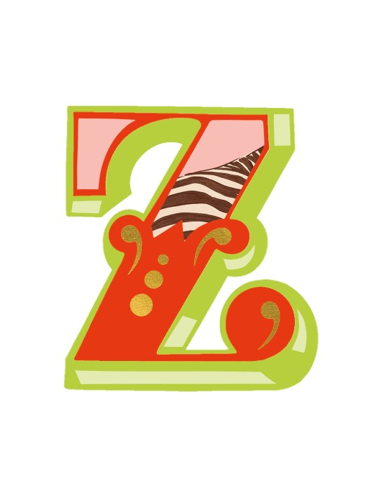 Letter Z Roll Up! Roll Up! Card