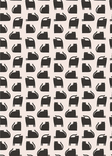 Black Cats Roll Wrap
