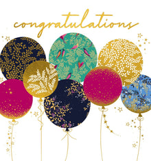 Congratulations Balloons Card