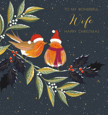 Robins Amazing Wife Christmas Card