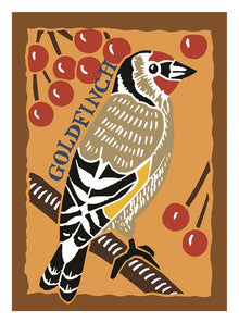 Goldfinch Songbird Card