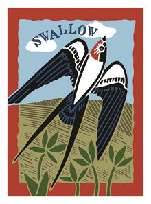 Swallow Songbird Card