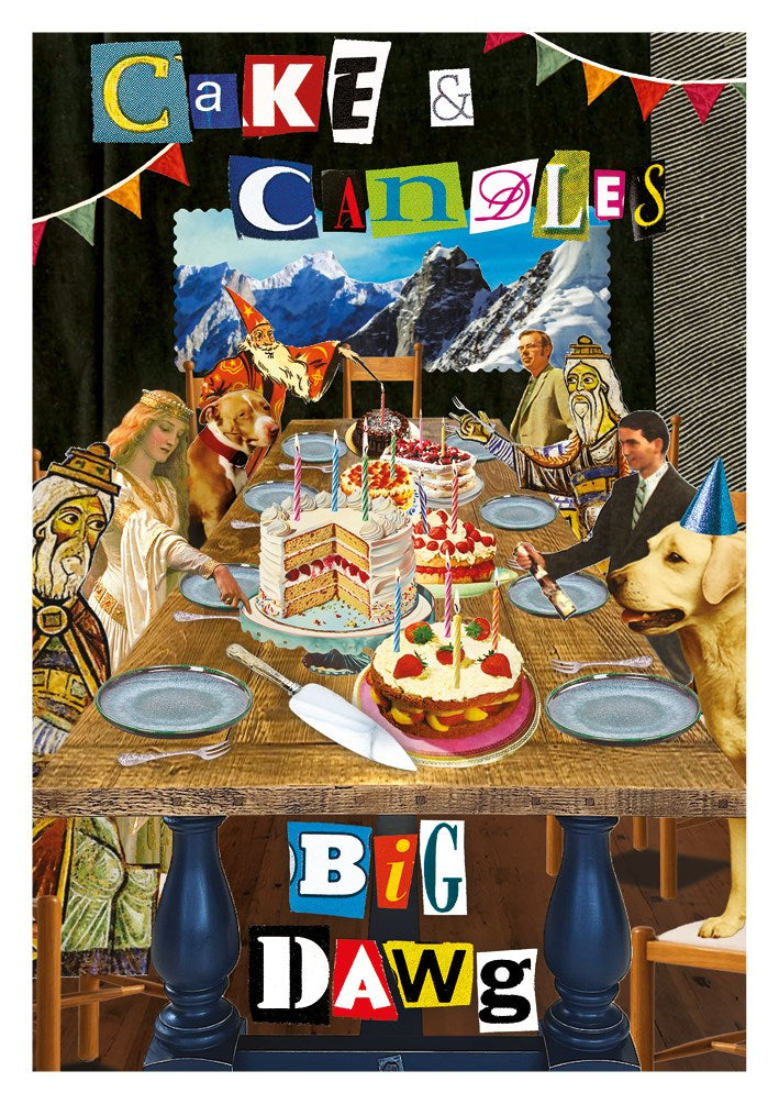Cake & Candles Scrapbook of Glory Card