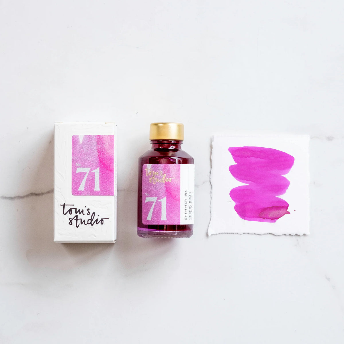 Shimmer Fountain Pen Ink - 71 Cherry Bomb